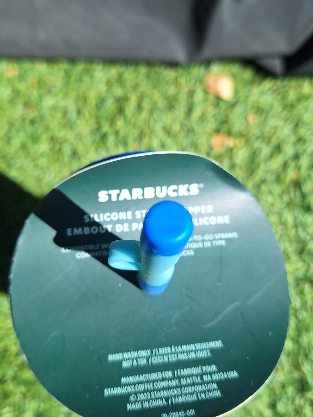 NWT Starbucks Spring 2023 Blossom Color Changing Venti Tumbler blue-&-green - Picture 6 of 6